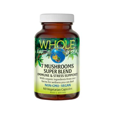 Whole Earth & Sea 7 Mushrooms Super Blend 60vc